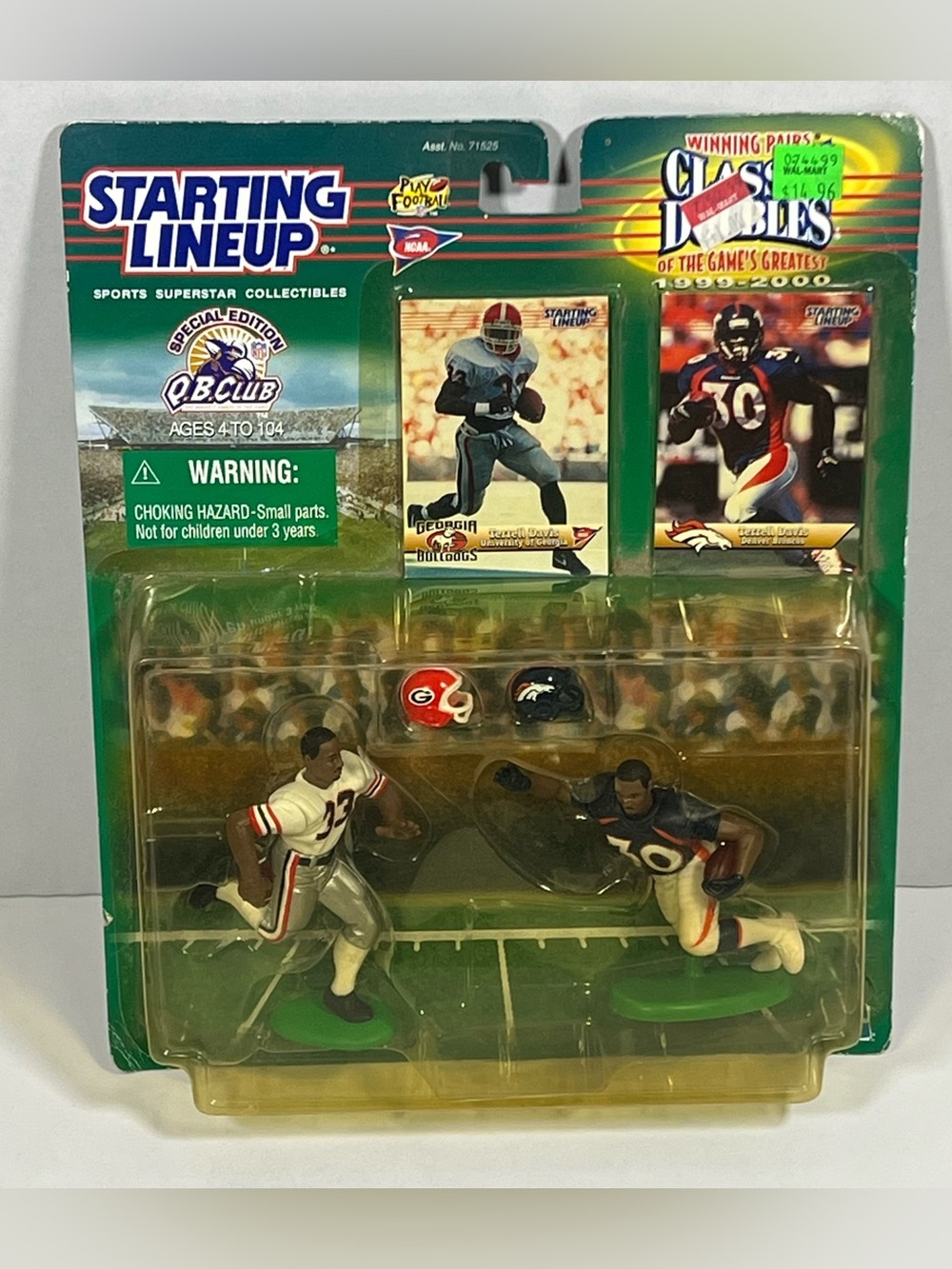 Starting Lineup Terrell Davis Figure Set